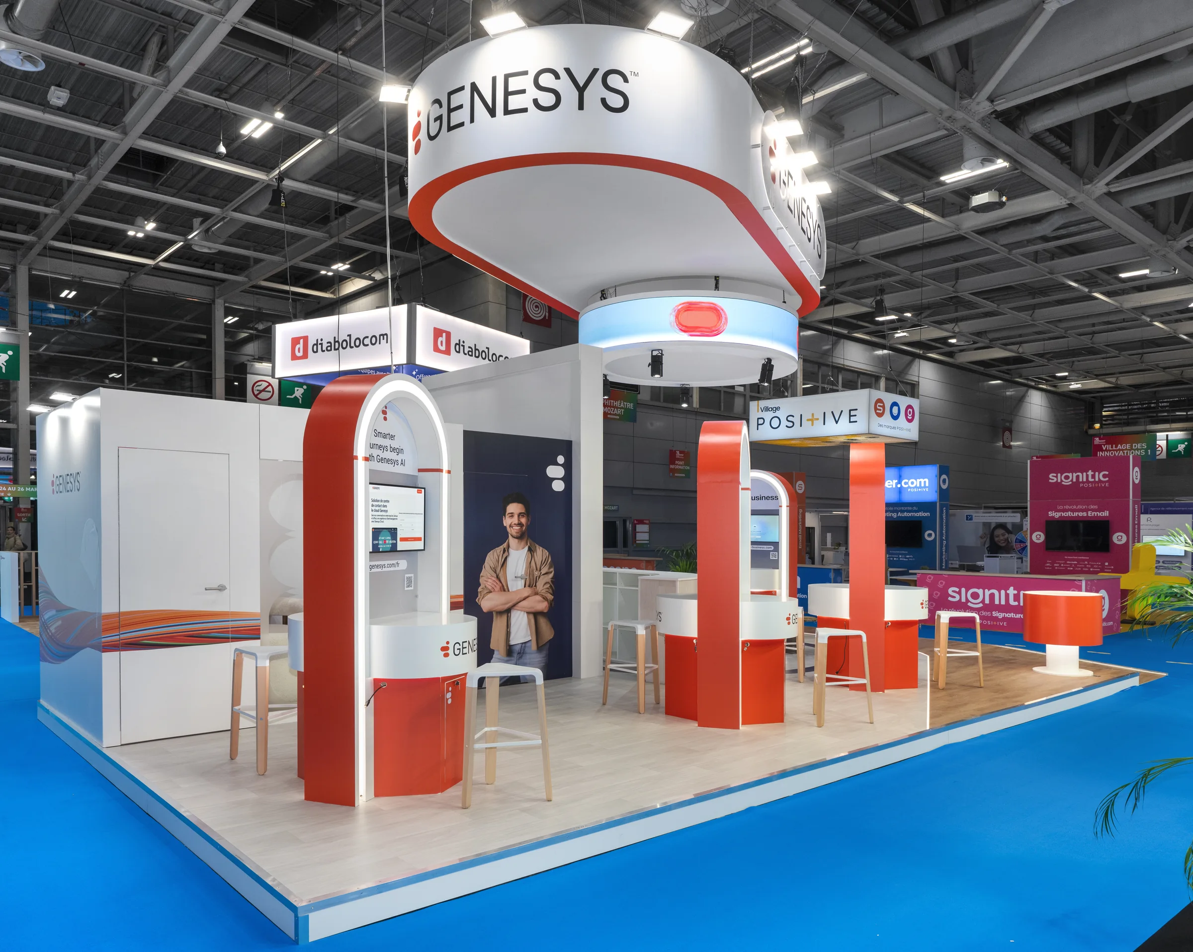 Stand Genesys conçu par ARC&TYP
