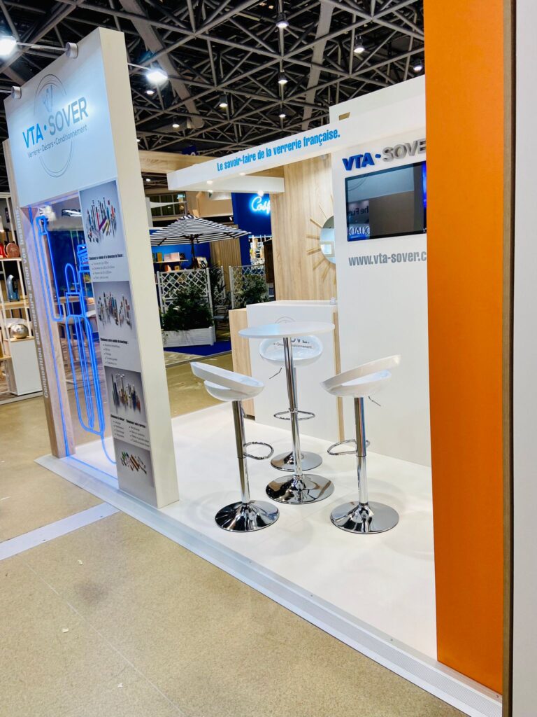 Arc et Typ réalise le stand VTA SOVER sur le LUXEPACK Monaco