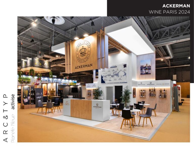 #arcettyp a réalisé 20 stands sur le #WineParis 2024