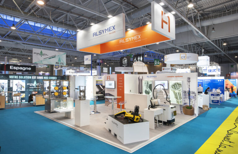 Arc et Typ était en charge de la réalisation du stand Alcen sur le salon WNE