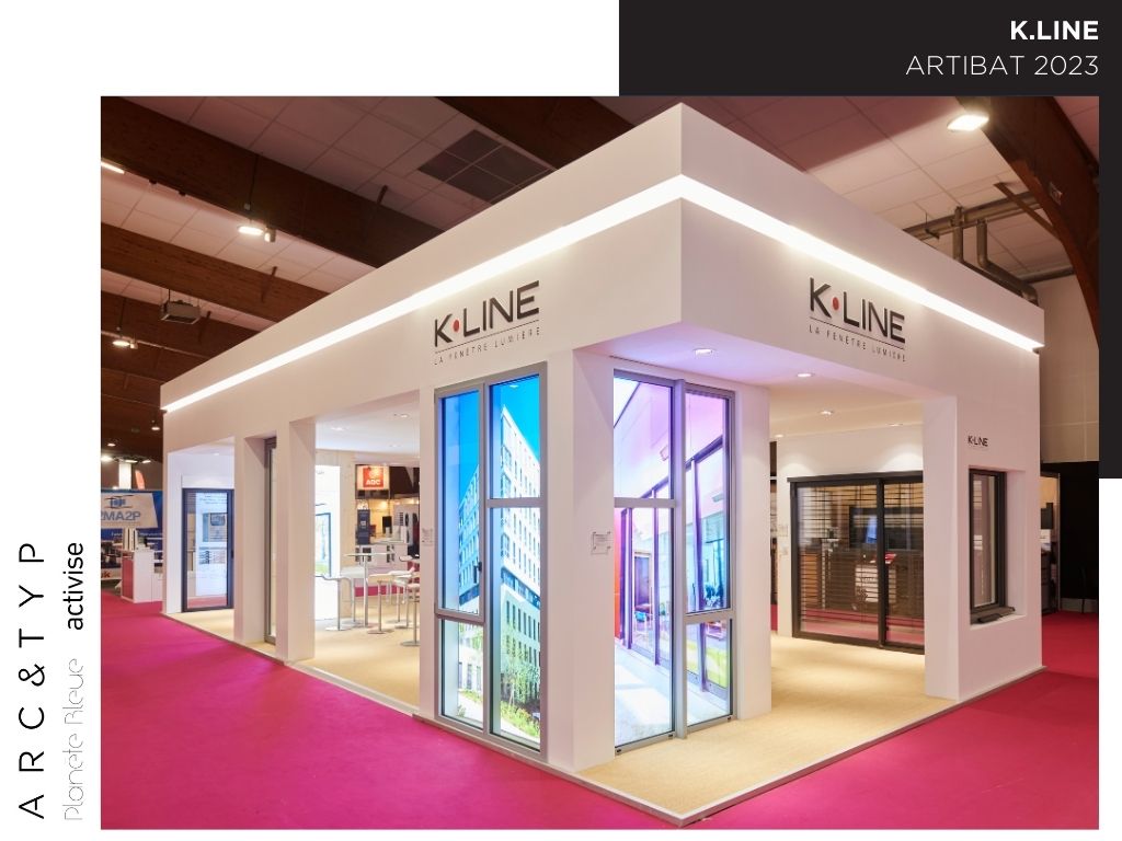 #arcettyp a conçu et réalisé un #standécoconçu pour K.line