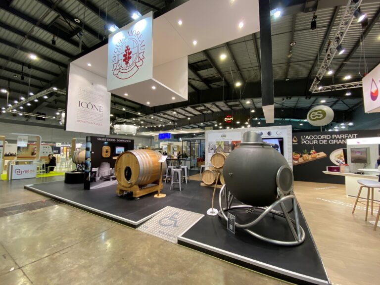 Réalisation des stands DIAM et SEGUIN MOREAU sur le SITEVI