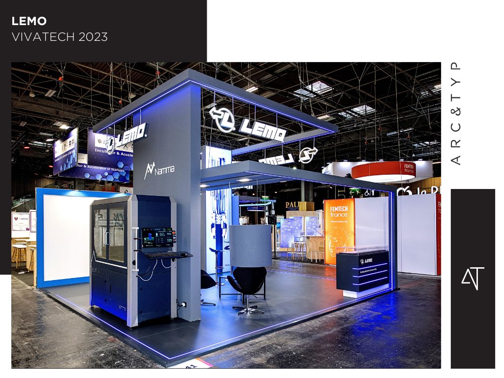Notre stand pour #LEMO sur le Vivatech#2023