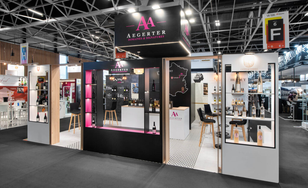 Stand Aegerter à Vinexpo Wine Paris 2022