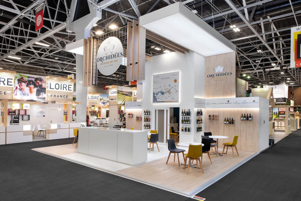 Stand Orchidées Maisons de Vin à Vinexpo Wine Paris 2022