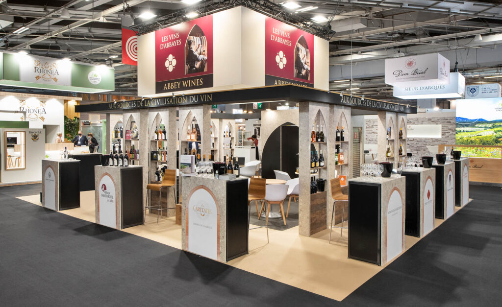 Stand Via Caritatis à Vinexpo Wine Paris 2022